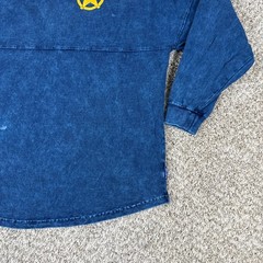 Disney Spirit Jersey Unisex Medium Blue Toy Story Woody Mineral Wash Long Sleeve