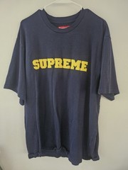 Supreme Collegiate Navy Tee X-Large FW23