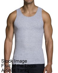 10 Blue Gray Red Small S 34-36 Inch A-Shirt Tanks Fruit Of The Loom CH 86-91 CM
