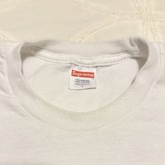 Supreme SS24 Futura Box Logo Tee White Cotton Crew Neck Short Sleeve Large