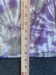 Hand Dyed Tie Dye Short Sleeve Shirt XL. Unisex For Men And Women. 100% Cotton.