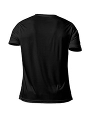 New Men’s Solid Color T-Shirt Sports And Leisure T-Shirt Outdoor Gym Running Bla
