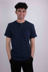 Men’s Short Sleeves Henley T-shirt