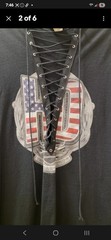 Harley Davidson Lace Up Shirt Size M