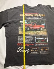 Ford Tough 1980 Acid Wash Faded Look 4X4 Vintage Look Sz XL Mens FREE SHIP D020
