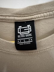 NBA Ultra Game Mens All Over Print Team Logo T-Shirt Tan Khaki Men’s Size L