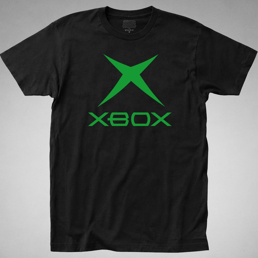 XBOX T-SHIRT tee microsoft console y2k retro logo duke original controller 360
