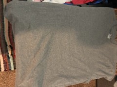 George Men’s T-Shirt Gray Crew Neck Short Sleeve Size L (42-44) RN 52469 A5