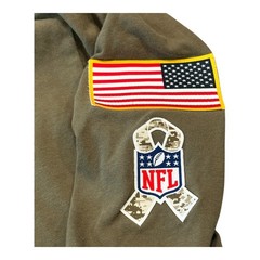 Nike NFL Rams Men Size Small On Field Apparel Long Sleeve Dri-Fit T Shirt Olive