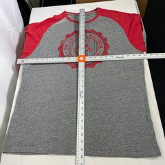 University of Wisconsin Badgers Adidas Long Sleeve Gray Raglan T-Shirt Men’s XL