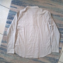 Men’s Cotton Hemp Long Slv Casual Beach Henley Shirt Medium Coofandy Gray Boho