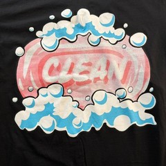 Headgear Classics Men’s T-Shirt Black M CLEAN Soap Bubble Graphic Cotton Tee