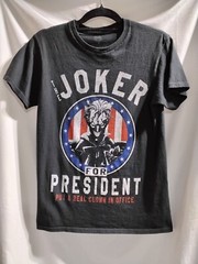 “The Joker For President” DC Comics T Shirt Black Sz Small
