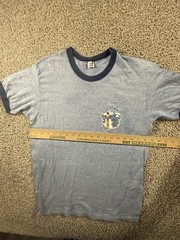 Vintage 70s Alaska Graphic Ringer T-Shirt made in USA Large