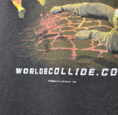 VTG Mortal Kombat vs DC Universe Tee Joker Scorpion Game Promo FACTORY FLAW Sz L
