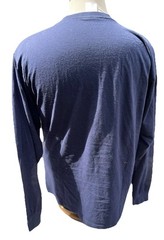 Jerzees Navy Blue Long Sleeve Crew Neck Walmart Christmas Tree Tee T Shirt XL