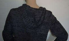 Funny Long Sleeve Shirt with Hood “Women Who Behave Rarely Make History” SZ L