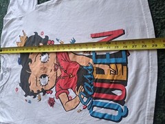 Betty Boop Sass Queen White T-Shirt, Size XL White Unisex
