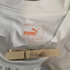 Puma Rash Guard T-Shirt Mens 2XL White Blue Gradient Athleisure Coastal Resort