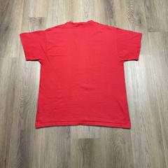 Vintage Chaz Monkey Face Shirt Mens XL Red Fruit of the Loom Graphic Tee 90s
