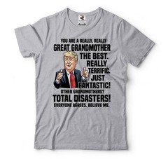 Grandmother Political Tee Trump Grandmother Shirt Funny Grandmother Tee