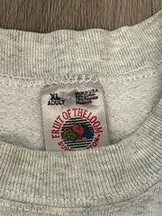 Fruit Of The Loom 1995 Boston Marathon Run for Research T-Shirt Gray X-Large