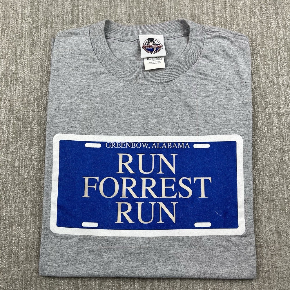 Vintage Forrest Gump 2-Sided Graphic T-shirt Men’s 2XL License Plate Movie Promo