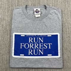 Vintage Forrest Gump 2-Sided Graphic T-shirt Men’s 2XL License Plate Movie Promo