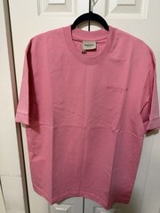 Essentials Fear of God Pink Logo Crew Neck Short Sleeve Cotton T-Shirt XL