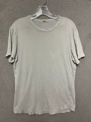 Buck Mason Shirt Mens Size Medium Blue Crew Neck Short Sleeve Adult Cotton