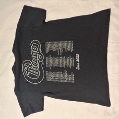 Chicago Shirt Mens M Black Color My World 2025 Tour Band Music Graphic T No Tags
