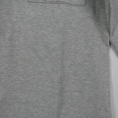 Raith Clothing Pocket T Shirt Tyler Long Sleeve Grey Marl Heavy Blend size S