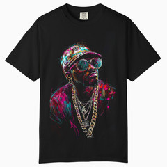 Urban Hip Hop Street Art Men Tee, Comfort Colors T Shirt, Unisex Streetwear Tee