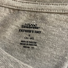 Celebrate Father’s Day Mens S 34-36 T-Shirt Graphic Tee Festive Family Fun Adult