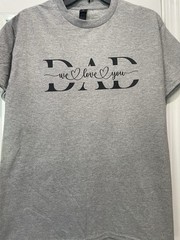 Dad we love you T-shirt, Dad Father’s Day Men Cute Shirt S-XL
