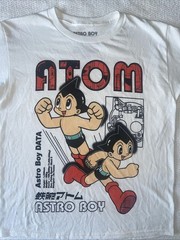 Osamu Tezuka Astro Boy Large White Graphic T-shirt Cotton Crew Anime Cartoon