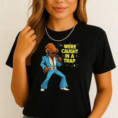 We’re Caught in a Trap T-shirt | Funny Admiral Ackbar Tee, Star Wars and Elvis