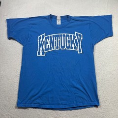 Fruit of the Loom Kentucky T-Shirt Mens XL Blue Excellent NCAA Wildcats Graphic