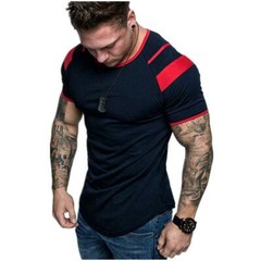 Camiseta De Manga Corta De Algodón Para Hombres Moda Casual Verano Elegante Lujo