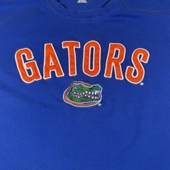 Florida Gators Shirt Adult Extra Large Blue College Football Embroidered Mens