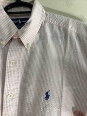 Ralph Lauren Blake Size M. Short Sleeve. Breathable. 100% Cotton.
