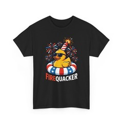Funny Firequacker Duck Patriotic 4th of July Shirt Unisex T-Shirt