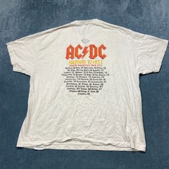 Diamond Supply Co AC/DC Highway To Hell T Shirt Mens 2XL White Tour Graphic