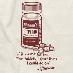 The Birdcage Starina Pirin Tablets 90s Comedy Nathan Lane Robin Williams T Shirt