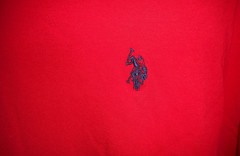 US Polo Assn Stretch Men’s Short Sleeve Dual Blend Red T-Shirt XL 9882 – EUC!
