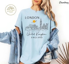 London Unisex Shirt Travel Gift United Kingdom Trip Souvenir Tee