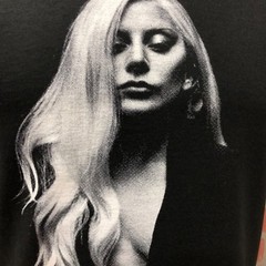 LADY GAGA, BLACK T-SHIRT