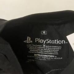 Playstation Shirt Short Sleeve Mens Medium Black With Logo Tee New With Tags