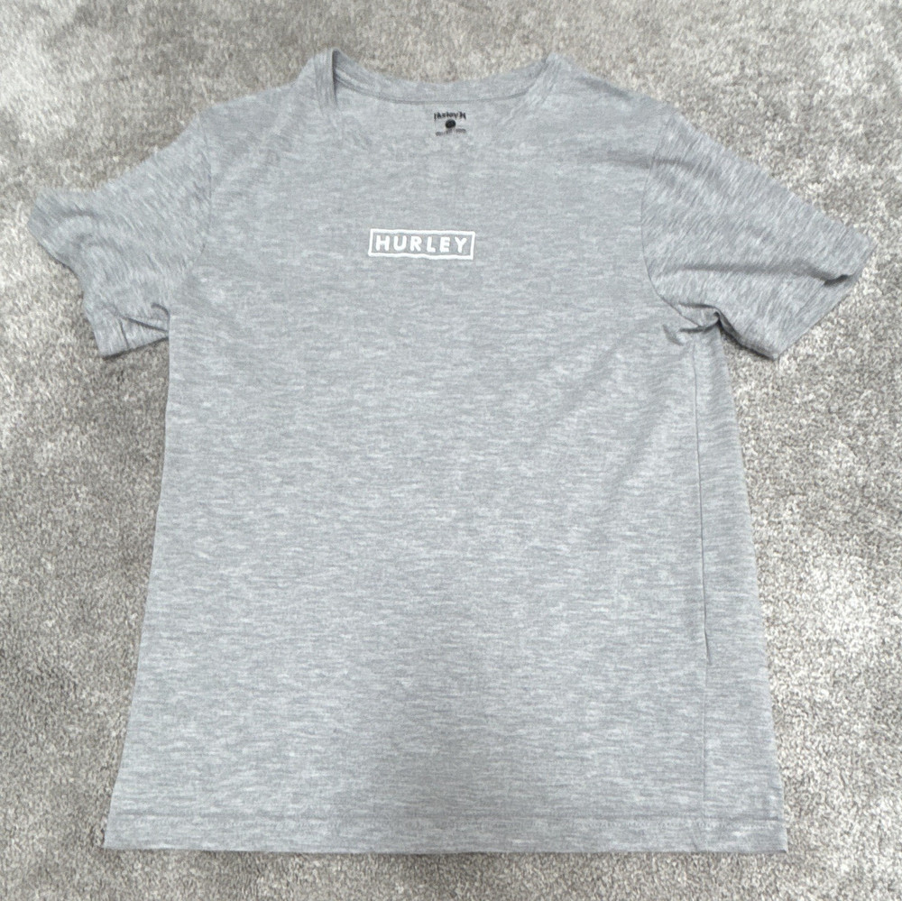 Hurley Gray Men’s Small Crew Neck Short Sleeve T-Shirt FREE SHIPPING