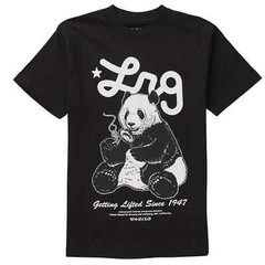 Lifted Research Group Mens LRG Panda Mag Lite 420 Collection Black Shirt NWT S